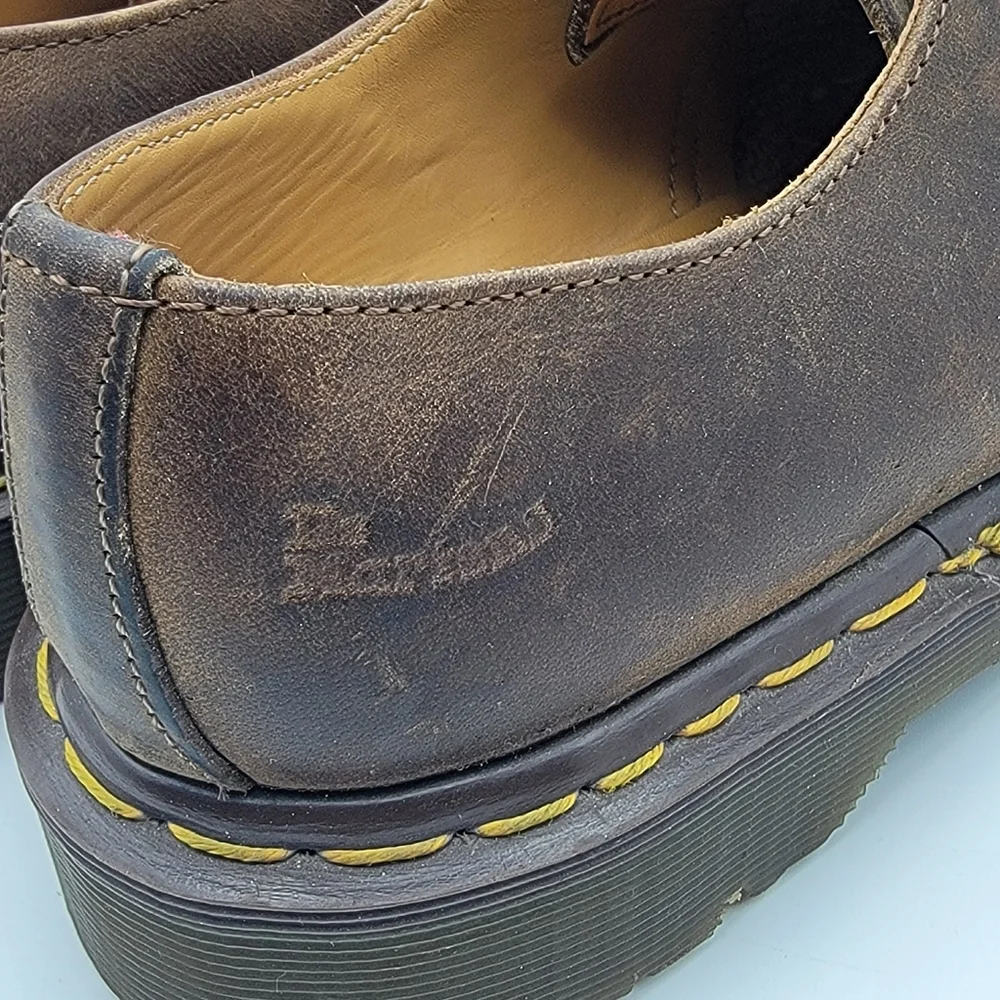Dr.‎ Martens Brown Leather Men's Shoes Size 5.5 (W-7)